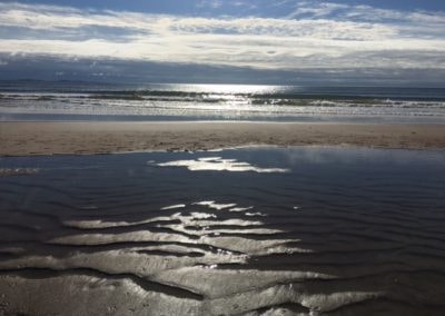 Beach waves at Kinney Shores